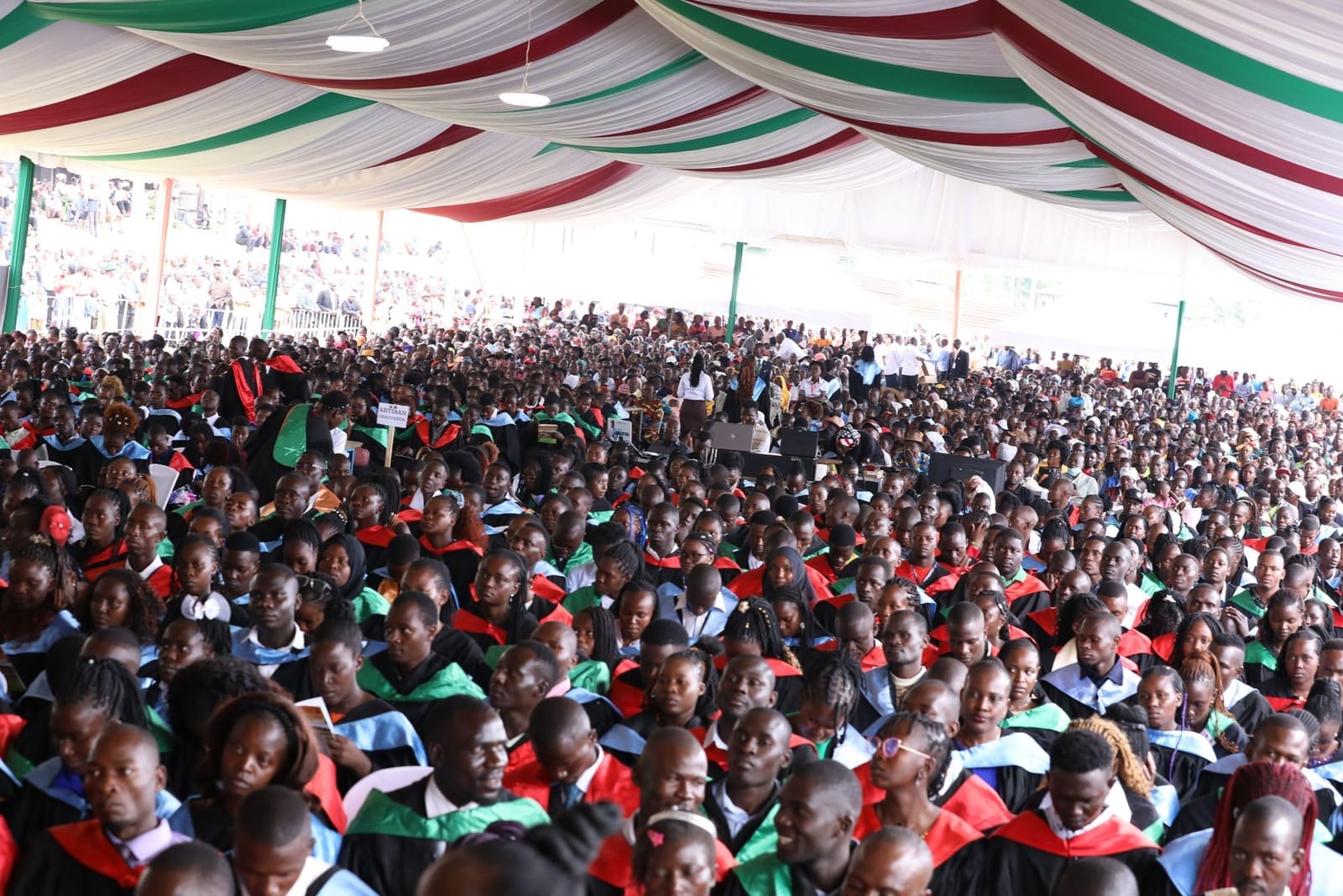 The Shamberere National Polytechnic Graduands celebrating their achievement - 8th August 2025.