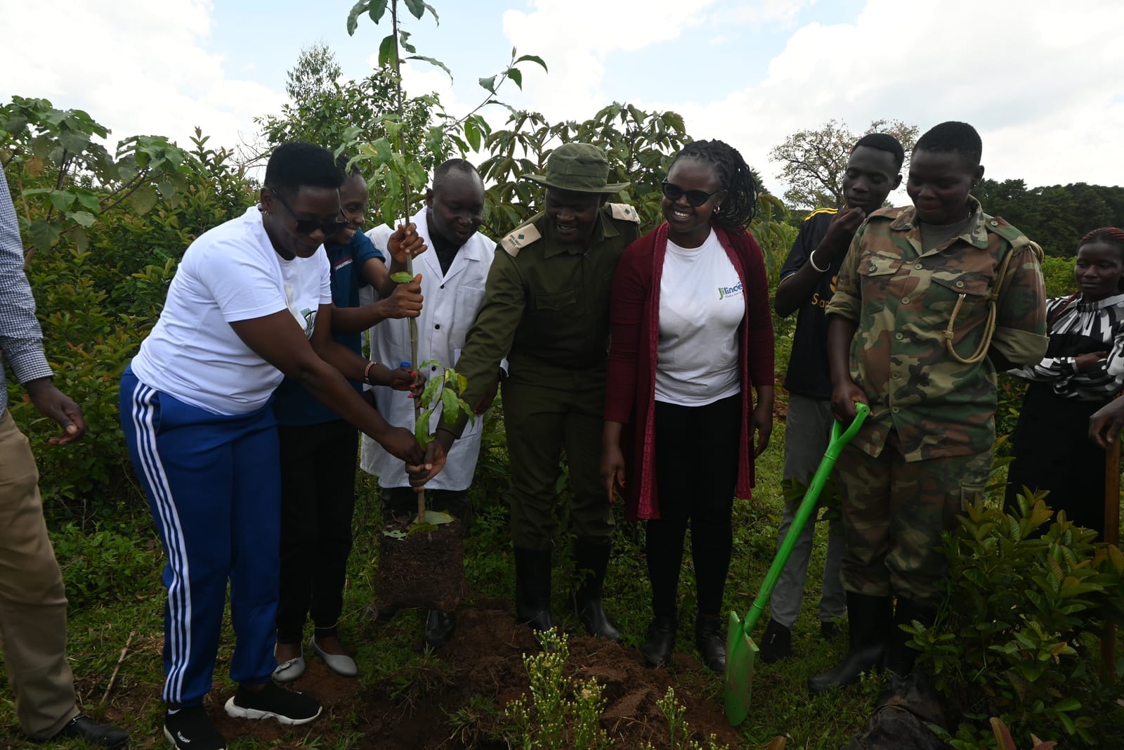 Tree planting exercise at Kakamega forest on March 12th 2026 by The Shamberere National Polytechnic